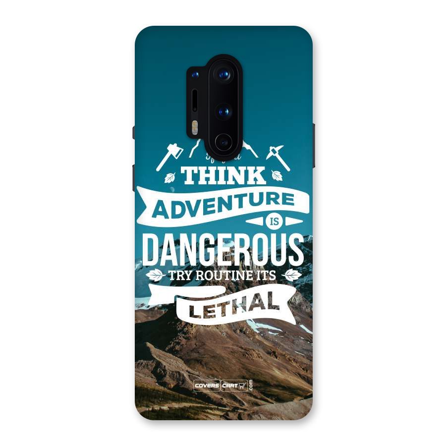 Adventure Dangerous Lethal Back Case for OnePlus 8 Pro