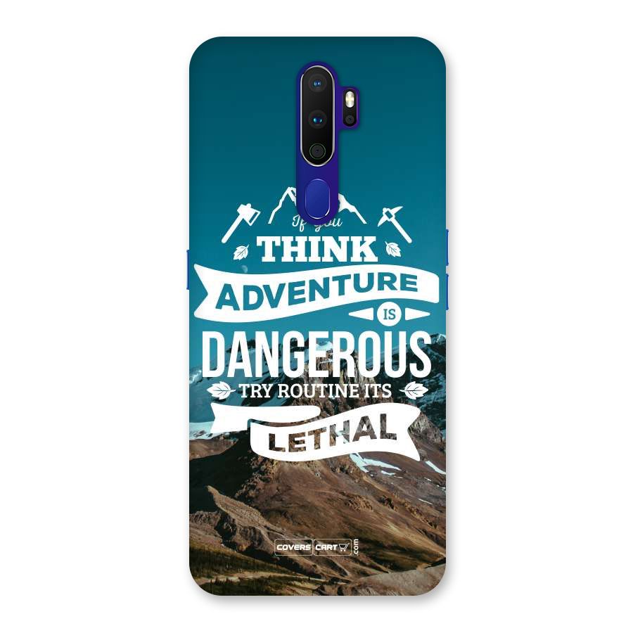 Adventure Dangerous Lethal Back Case for Oppo A9 (2020)