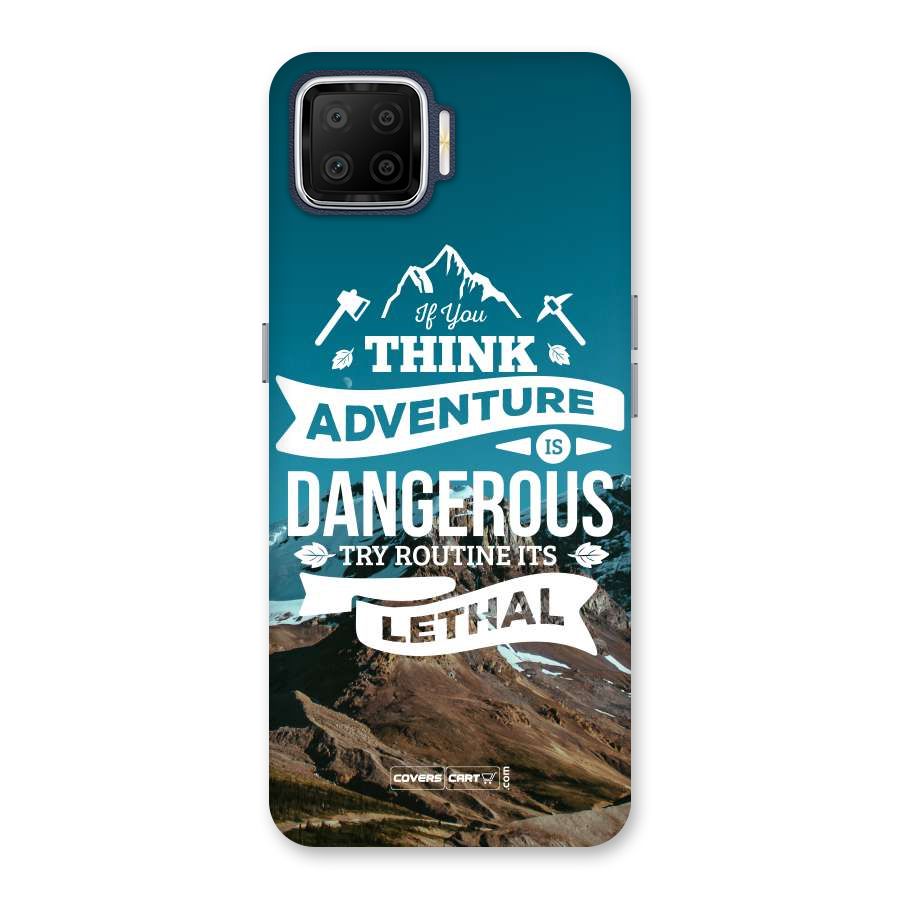 Adventure Dangerous Lethal Back Case for Oppo F17