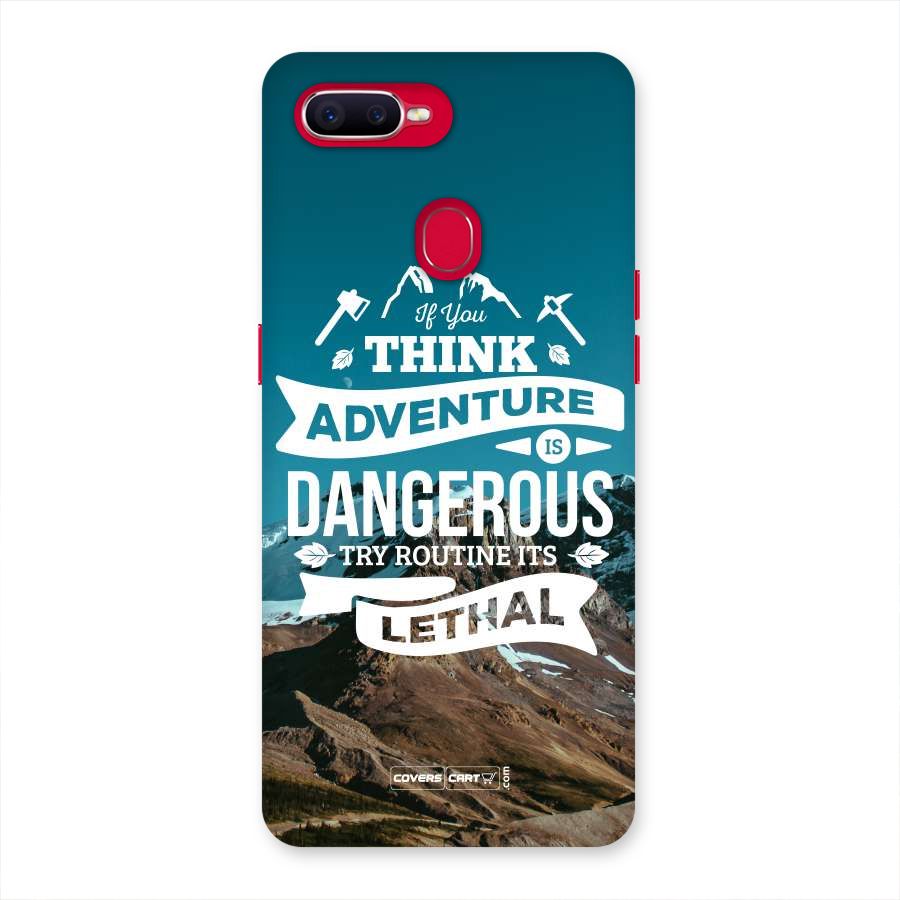 Adventure Dangerous Lethal Back Case for Oppo F9 Pro