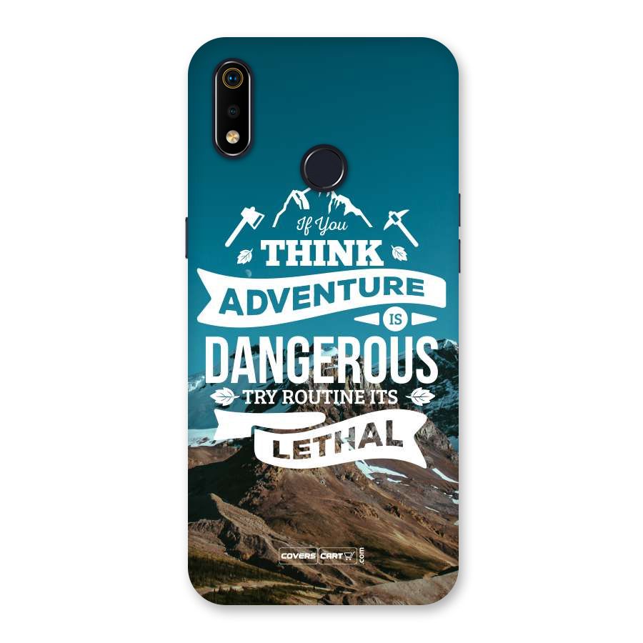 Adventure Dangerous Lethal Back Case for Realme 3i