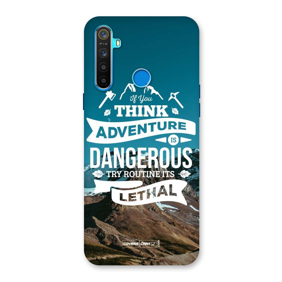 Adventure Dangerous Lethal Back Case for Realme 5