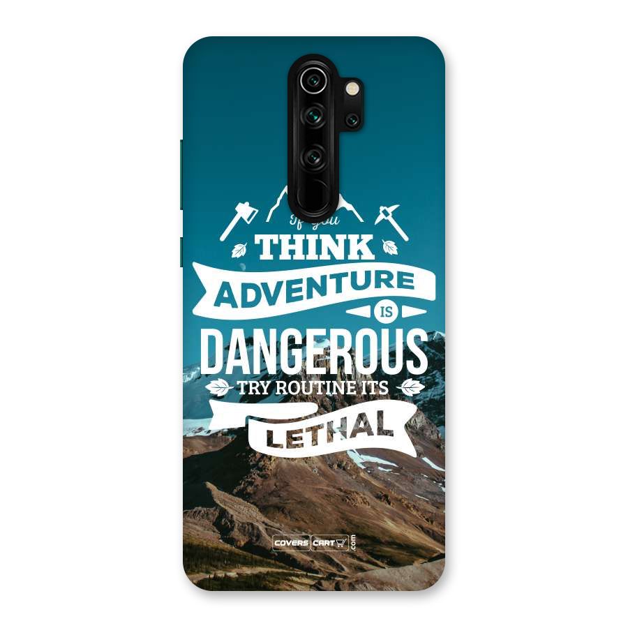 Adventure Dangerous Lethal Back Case for Redmi Note 8 Pro