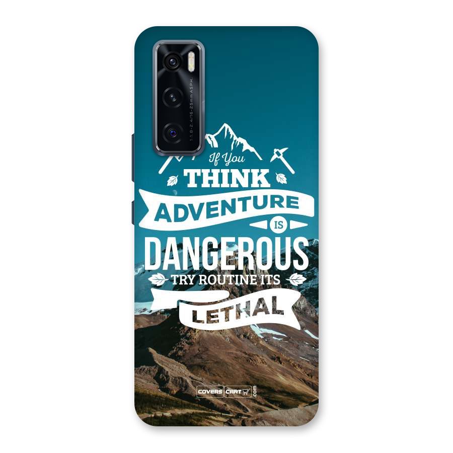 Adventure Dangerous Lethal Back Case for Vivo V20 SE