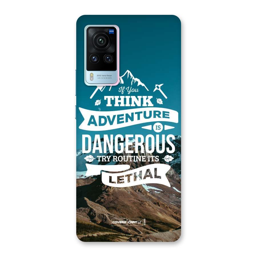 Adventure Dangerous Lethal Back Case for Vivo X60 Pro