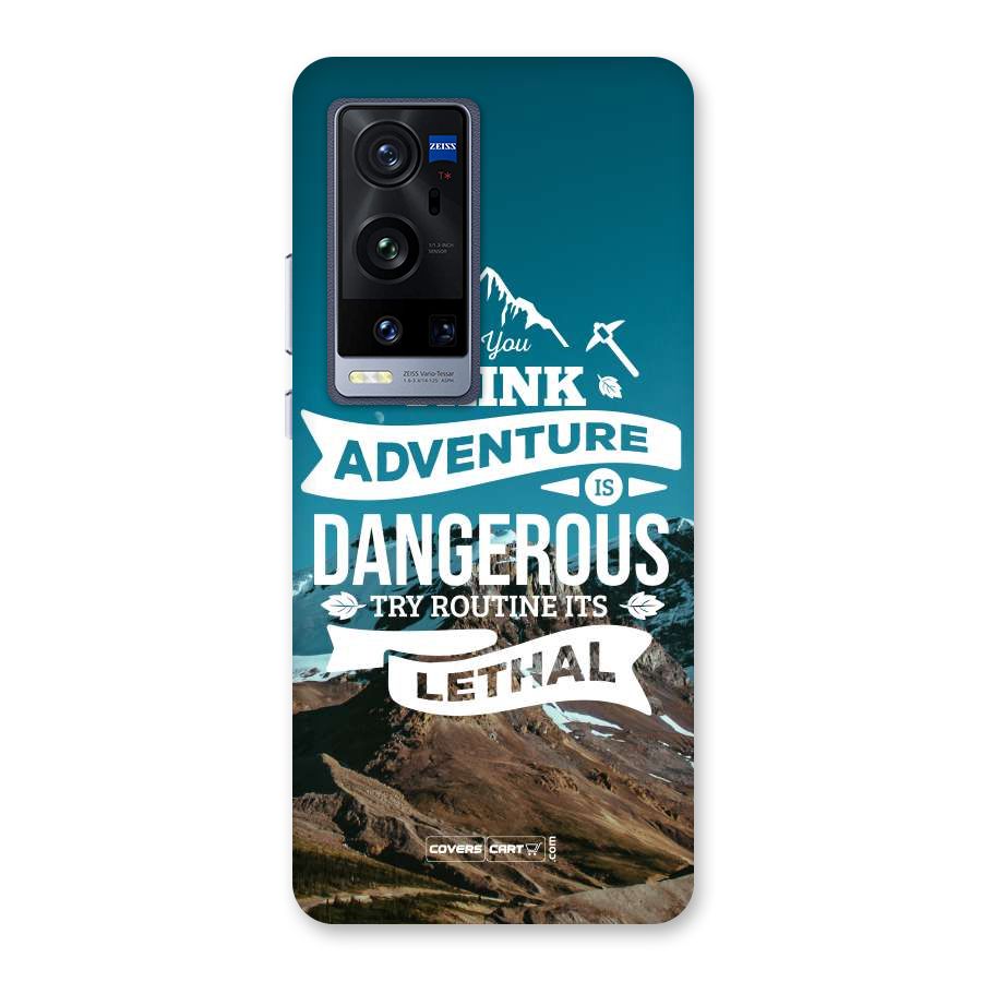 Adventure Dangerous Lethal Back Case for Vivo X60 Pro Plus