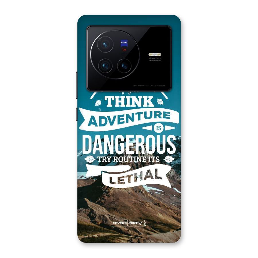 Adventure Dangerous Lethal Back Case for Vivo X80