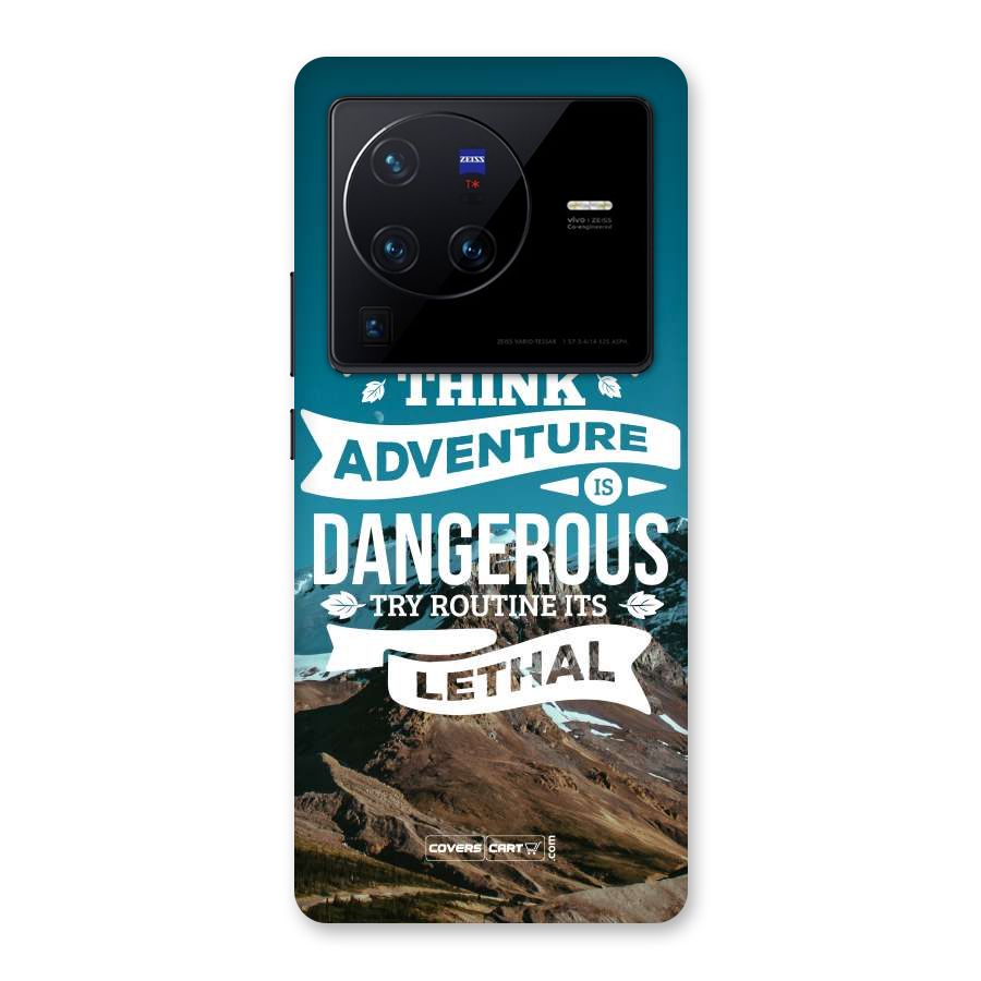Adventure Dangerous Lethal Back Case for Vivo X80 Pro