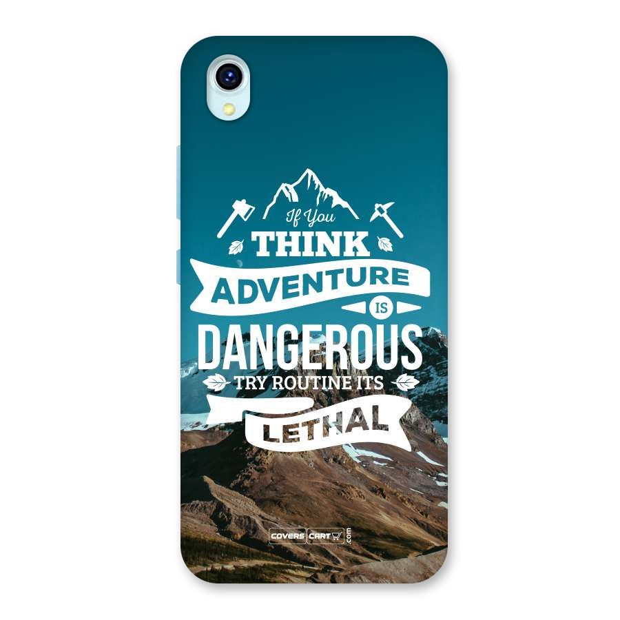 Adventure Dangerous Lethal Back Case for Vivo Y1s