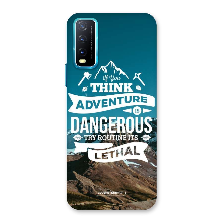 Adventure Dangerous Lethal Back Case for Vivo Y20
