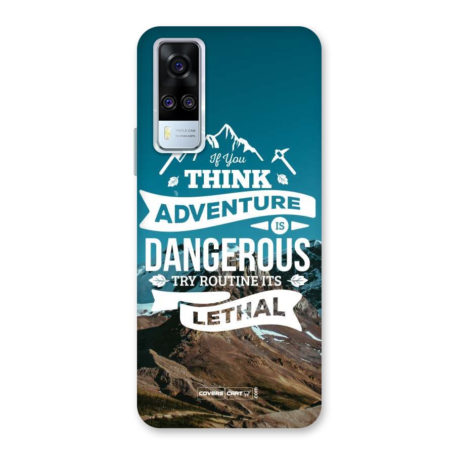 Adventure Dangerous Lethal Back Case for Vivo Y31