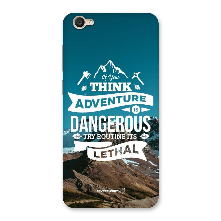 Adventure Dangerous Lethal Back Case for Vivo Y55s