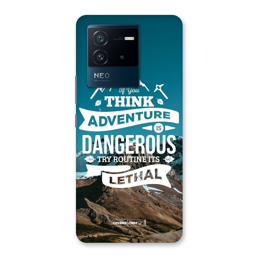 Adventure Dangerous Lethal Back Case for Vivo iQOO Neo 6 5G