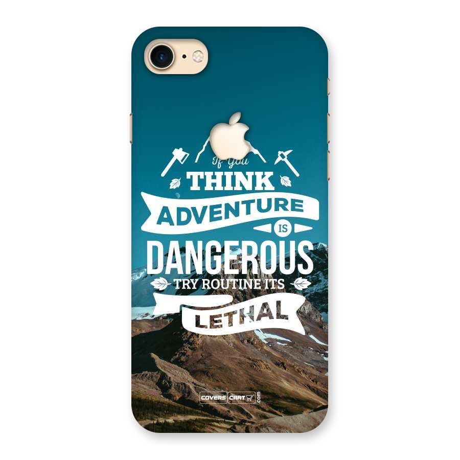 Adventure Dangerous Lethal Back Case for iPhone 7 Apple Cut