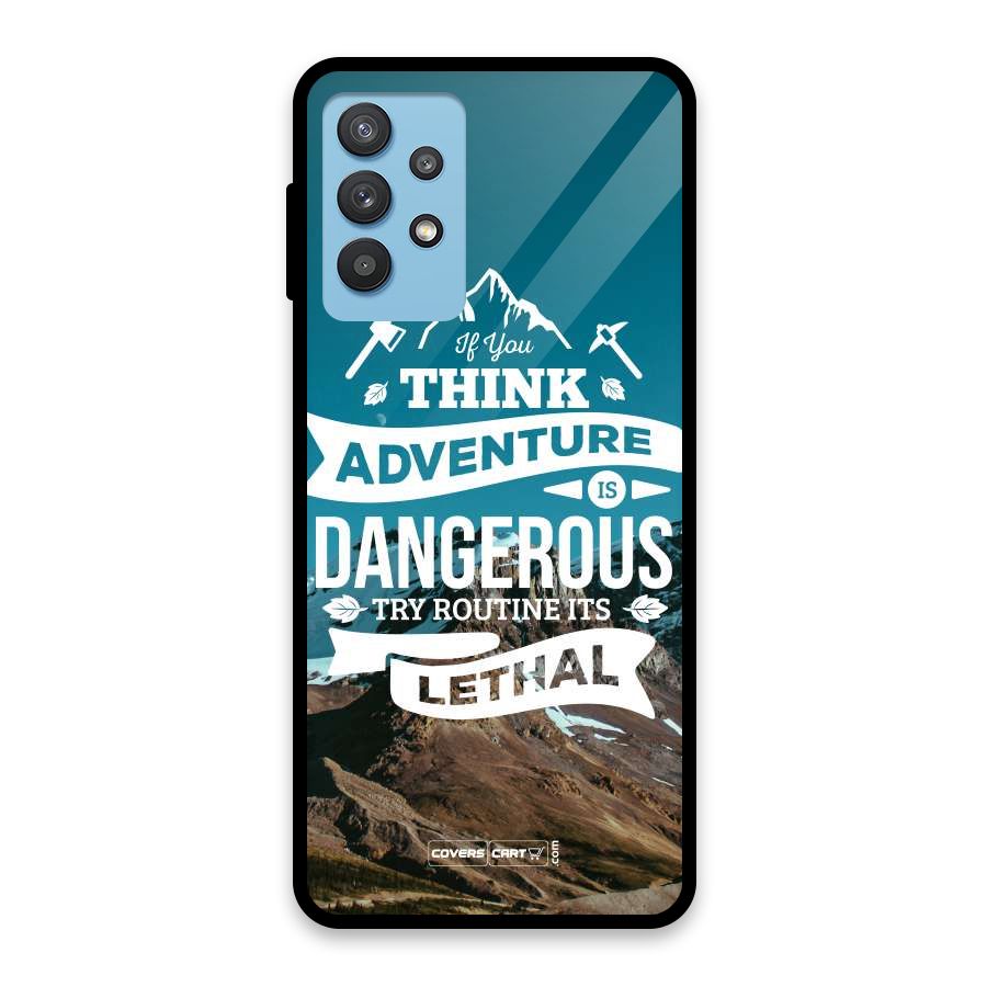 Adventure Dangerous Lethal Glass Back Case for Galaxy M32 5G