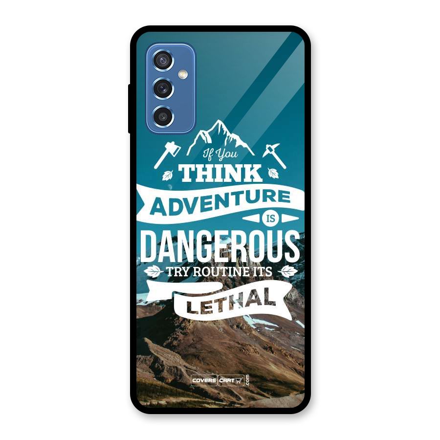Adventure Dangerous Lethal Glass Back Case for Galaxy M52 5G