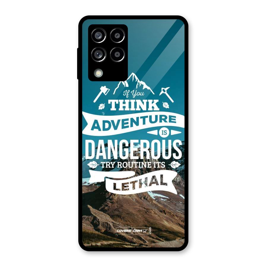 Adventure Dangerous Lethal Glass Back Case for Galaxy M53 5G