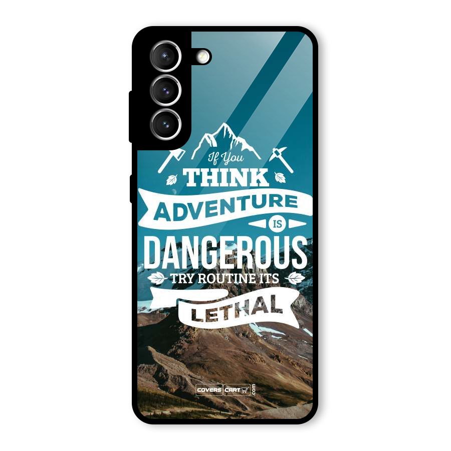 Adventure Dangerous Lethal Glass Back Case for Galaxy S21 5G