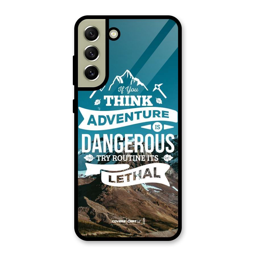 Adventure Dangerous Lethal Glass Back Case for Galaxy S21 FE 5G