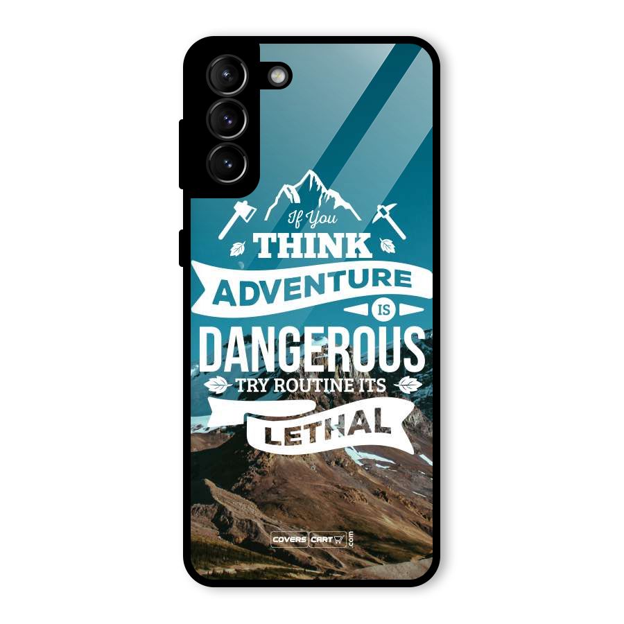 Adventure Dangerous Lethal Glass Back Case for Galaxy S21 Plus