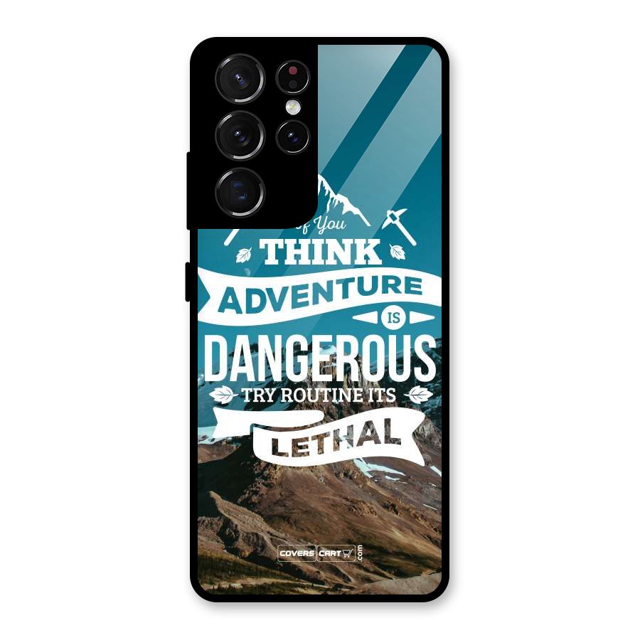 Adventure Dangerous Lethal Glass Back Case for Galaxy S21 Ultra 5G