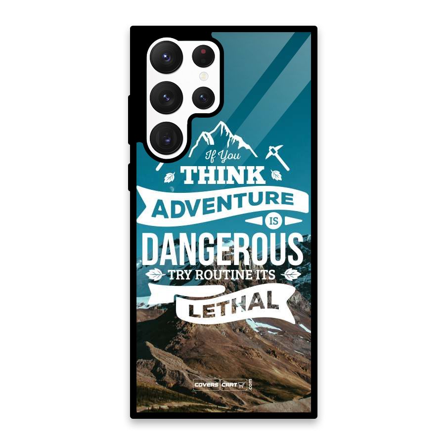 Adventure Dangerous Lethal Glass Back Case for Galaxy S22 Ultra 5G