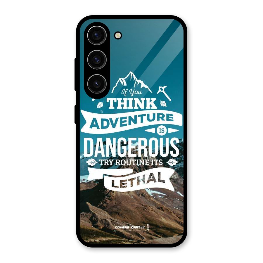 Adventure Dangerous Lethal Glass Back Case for Galaxy S23