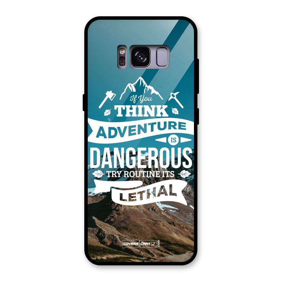 Adventure Dangerous Lethal Glass Back Case for Galaxy S8