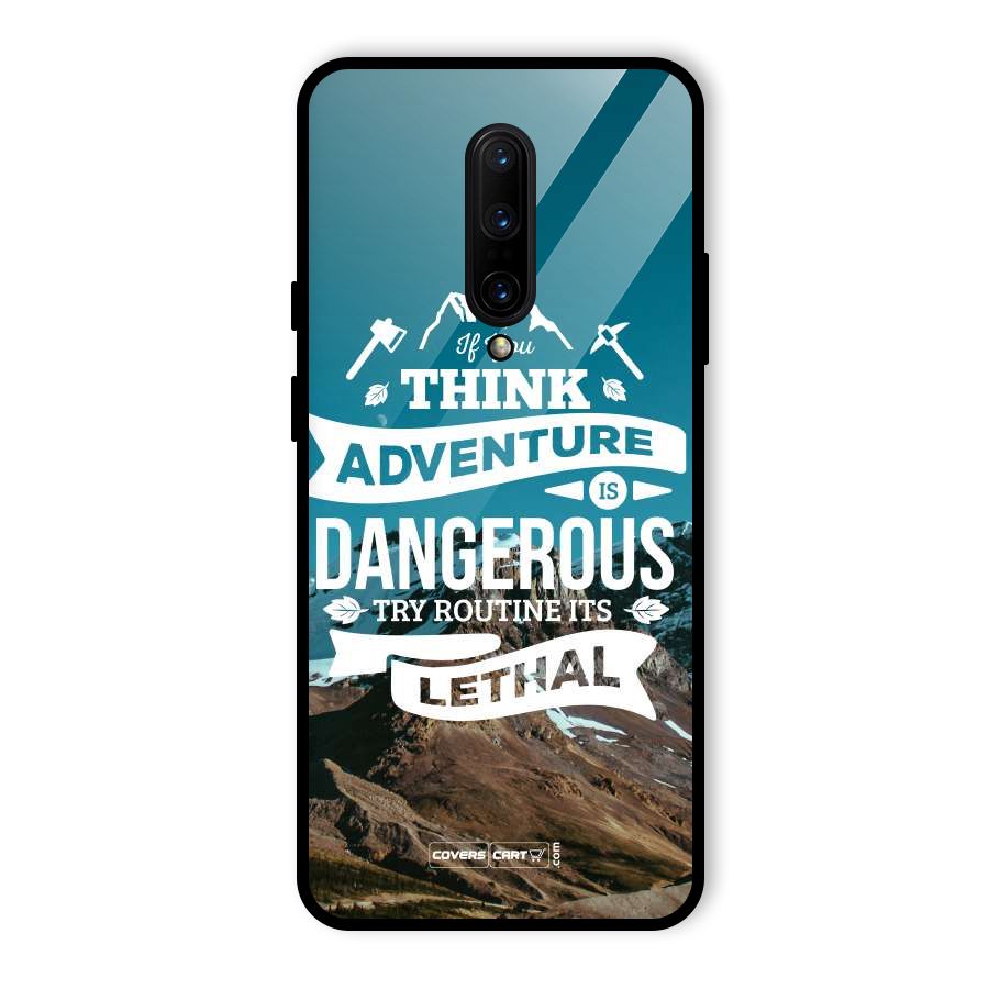Adventure Dangerous Lethal Glass Back Case for OnePlus 7 Pro