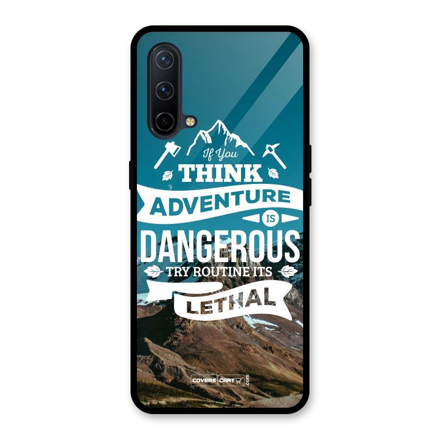 Adventure Dangerous Lethal Glass Back Case for OnePlus Nord CE 5G