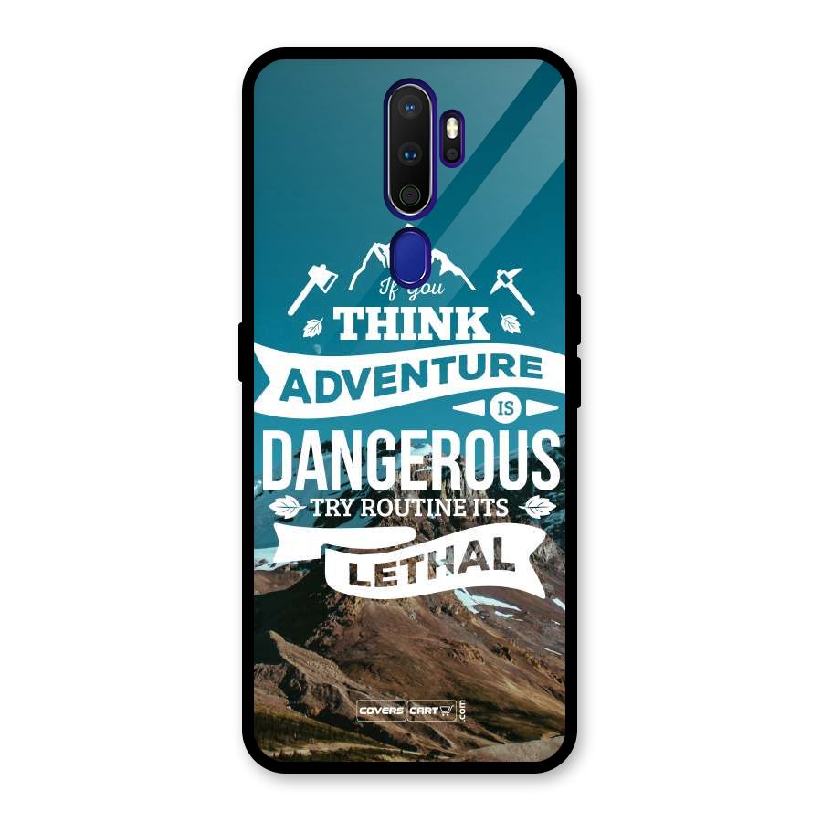 Adventure Dangerous Lethal Glass Back Case for Oppo A9 (2020)