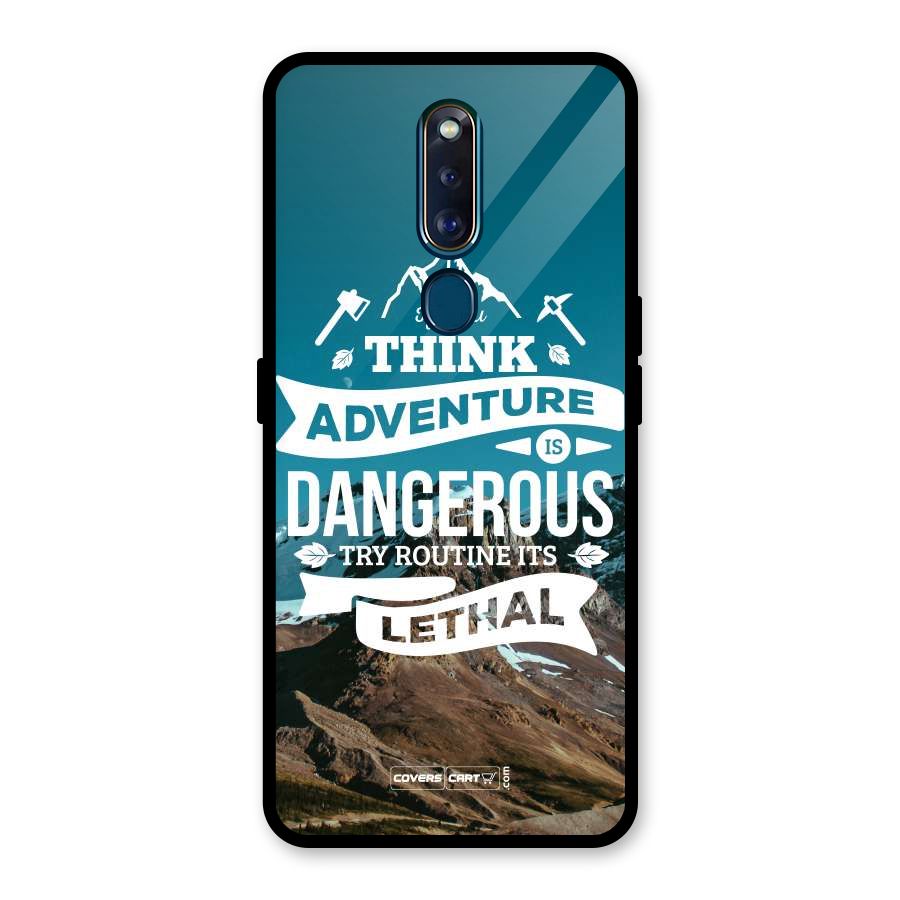 Adventure Dangerous Lethal Glass Back Case for Oppo F11 Pro