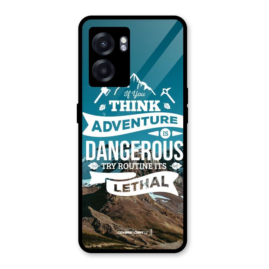 Adventure Dangerous Lethal Glass Back Case for Oppo K10 (5G)