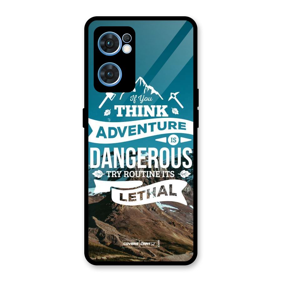 Adventure Dangerous Lethal Glass Back Case for Oppo Reno7 5G