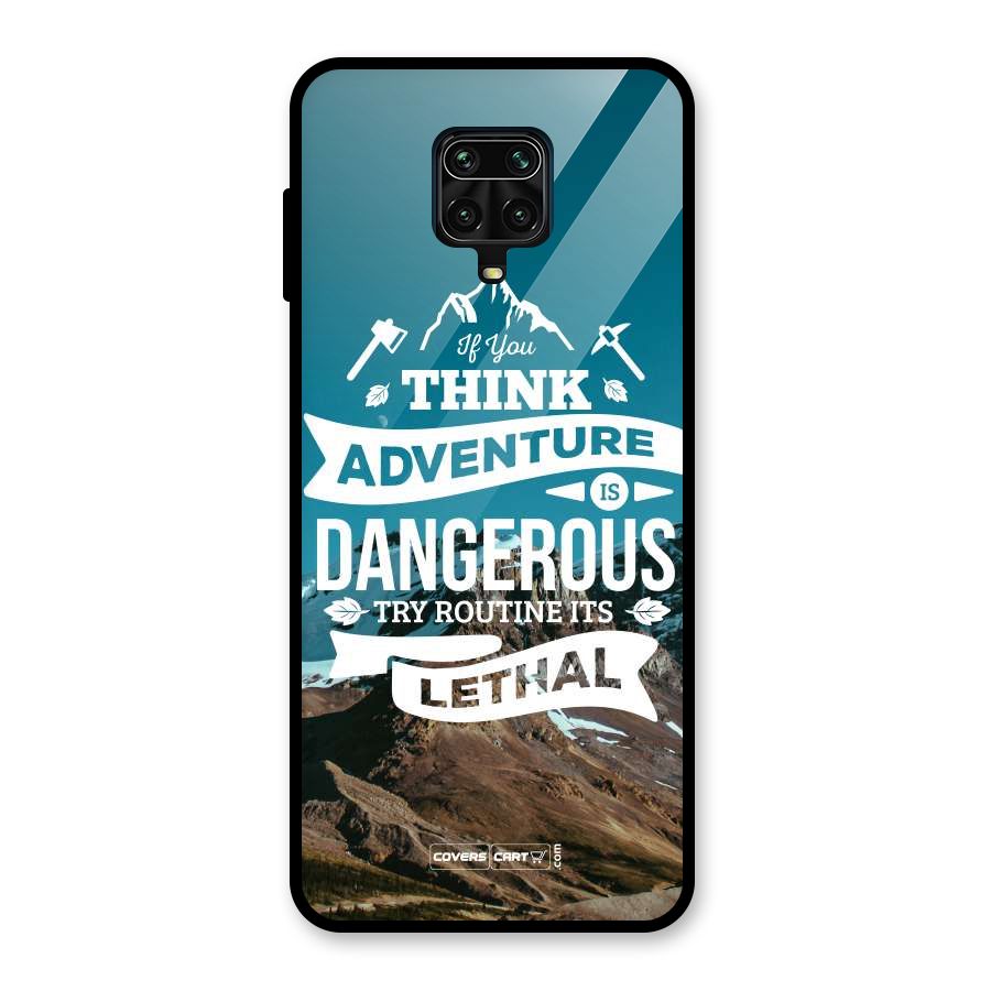 Adventure Dangerous Lethal Glass Back Case for Poco M2 Pro