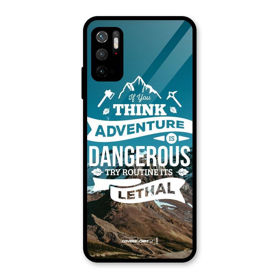 Adventure Dangerous Lethal Glass Back Case for Poco M3 Pro 5G