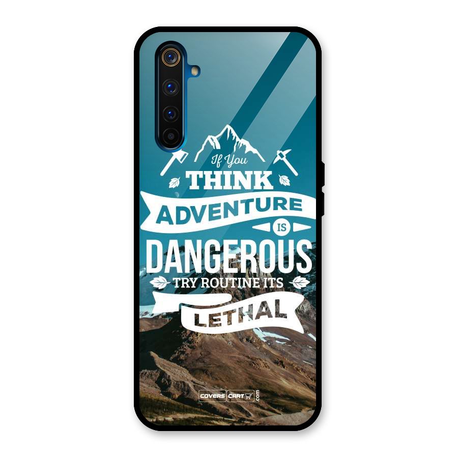 Adventure Dangerous Lethal Glass Back Case for Realme 6 Pro