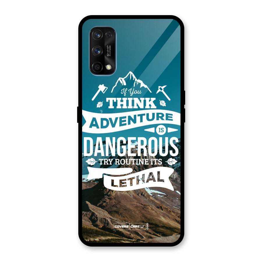 Adventure Dangerous Lethal Glass Back Case for Realme 7 Pro