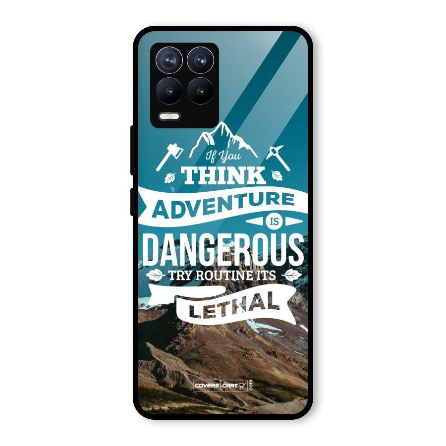 Adventure Dangerous Lethal Glass Back Case for Realme 8