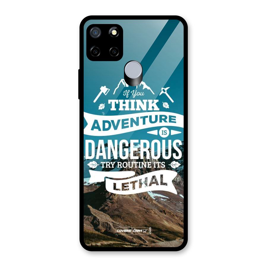 Adventure Dangerous Lethal Glass Back Case for Realme C12