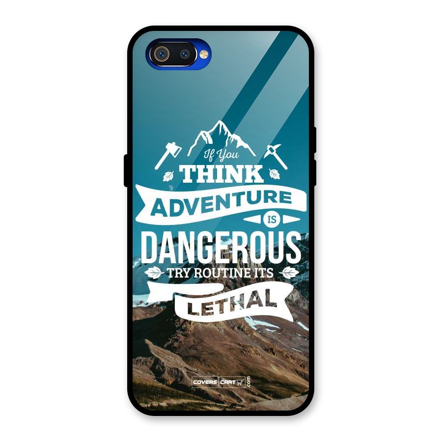 Adventure Dangerous Lethal Glass Back Case for Realme C2