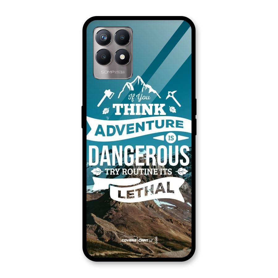 Adventure Dangerous Lethal Glass Back Case for Realme Narzo 50