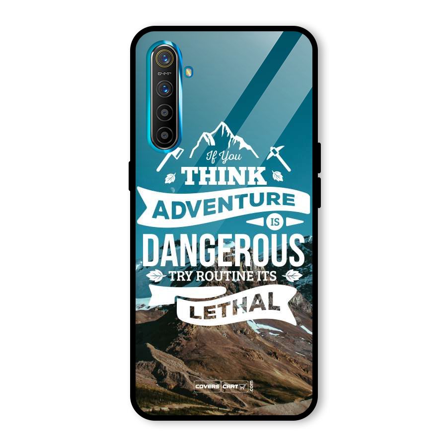Adventure Dangerous Lethal Glass Back Case for Realme X2