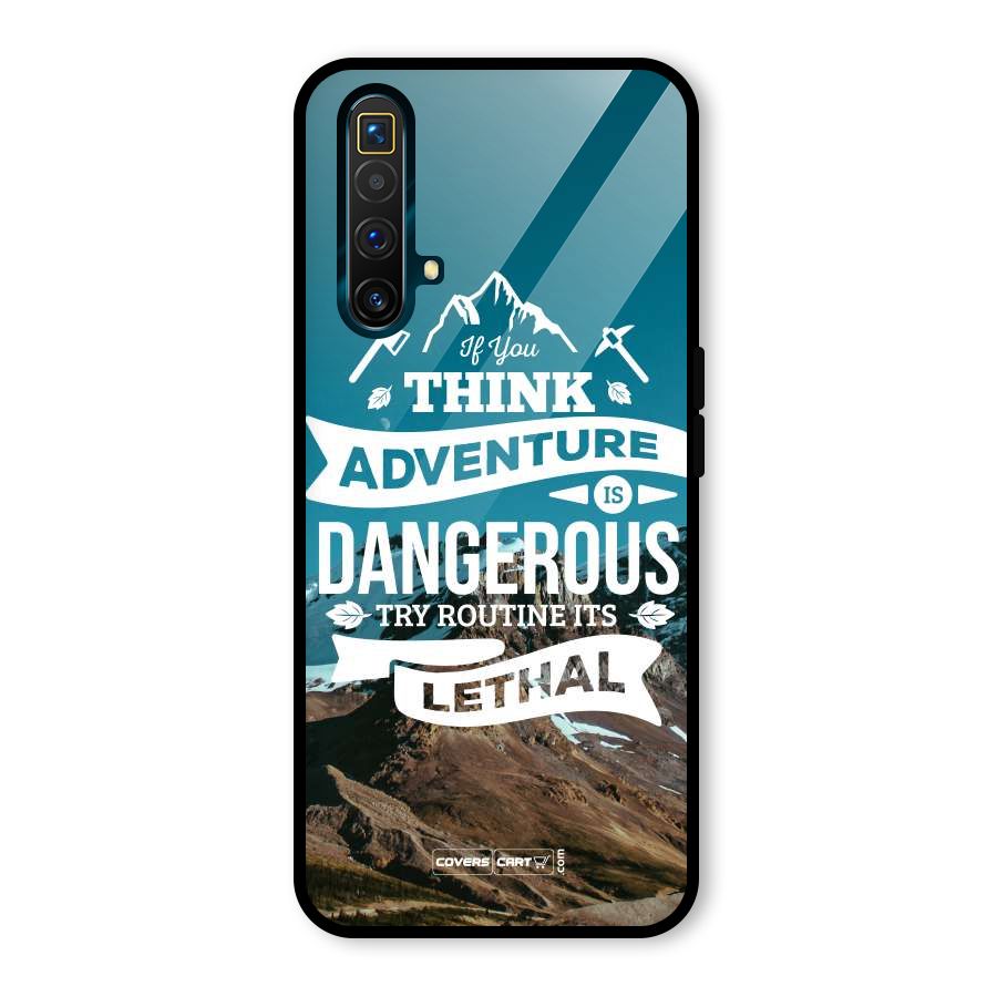 Adventure Dangerous Lethal Glass Back Case for Realme X3