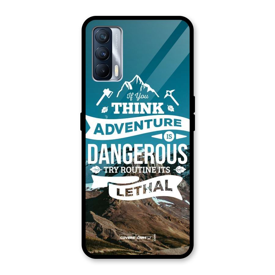 Adventure Dangerous Lethal Glass Back Case for Realme X7