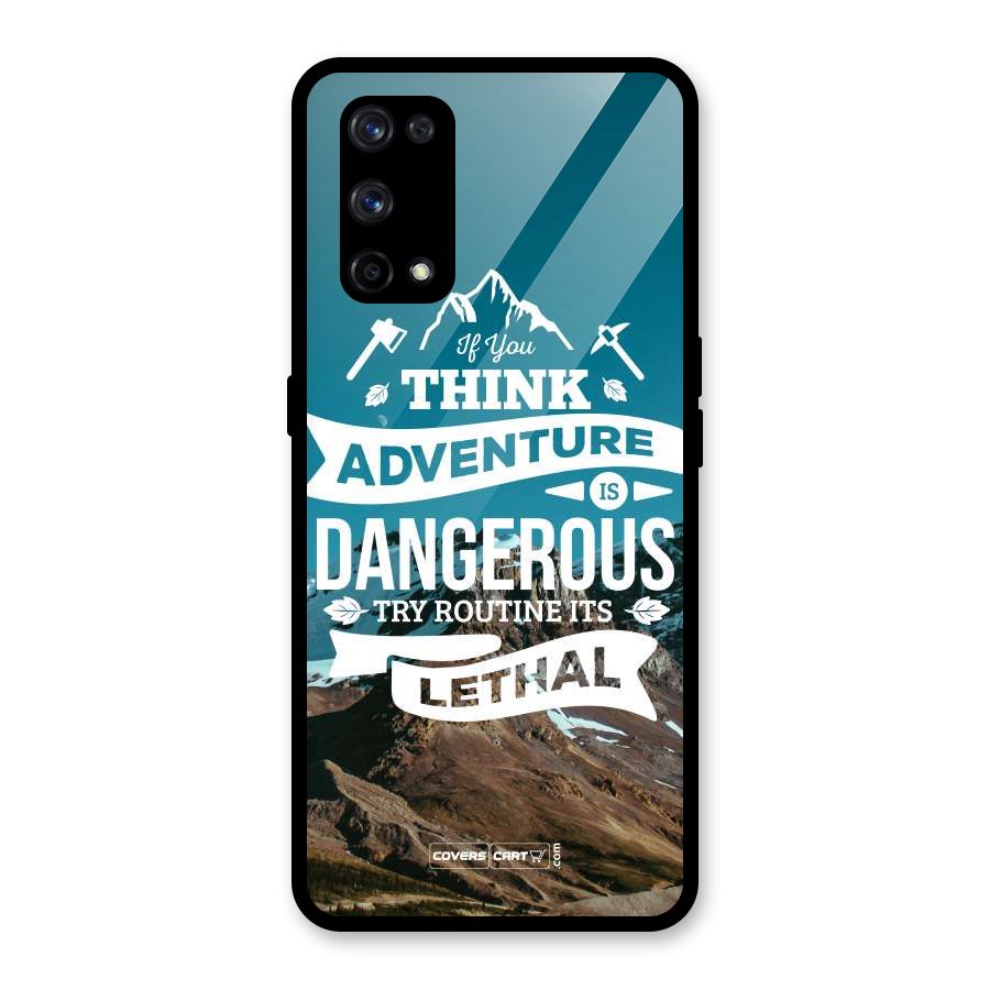 Adventure Dangerous Lethal Glass Back Case for Realme X7 Pro