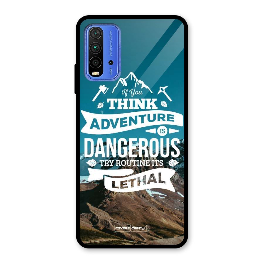 Adventure Dangerous Lethal Glass Back Case for Redmi 9 Power