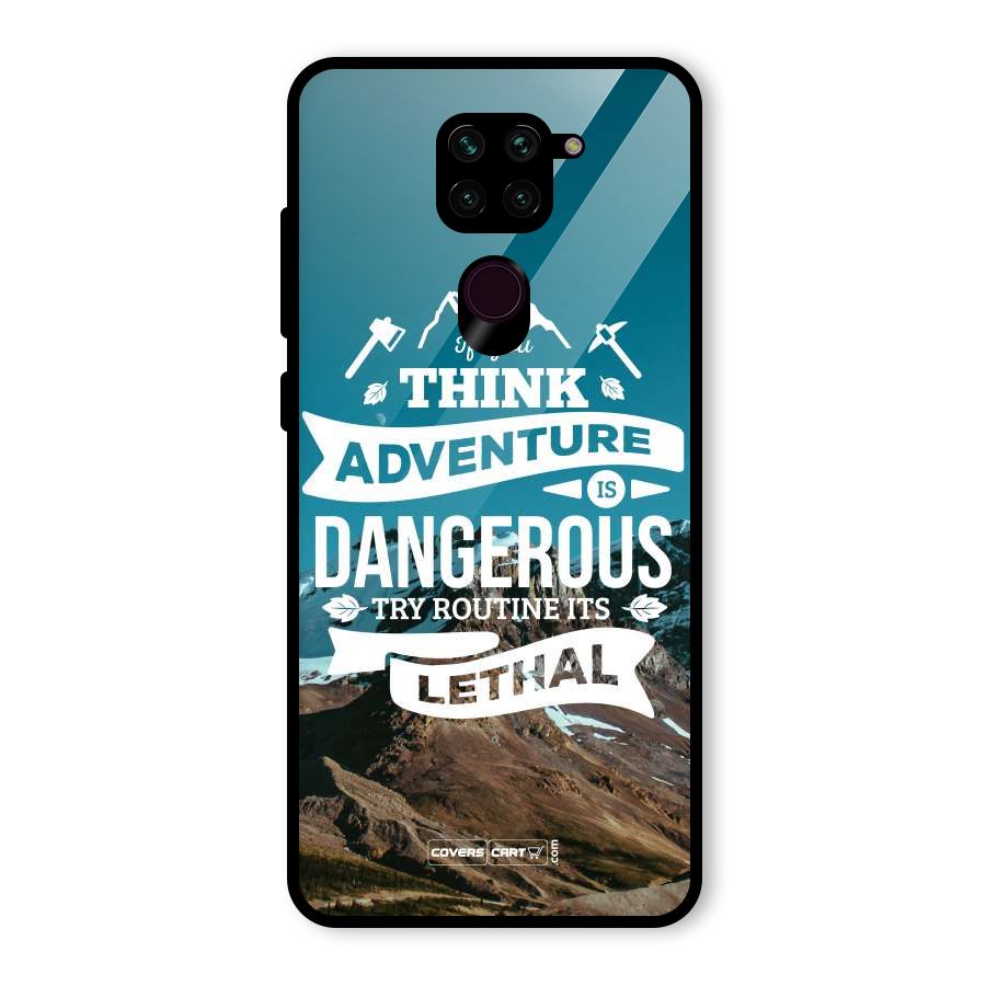Adventure Dangerous Lethal Glass Back Case for Redmi Note 9