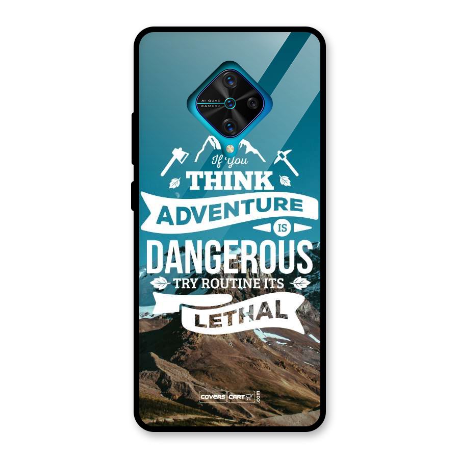 Adventure Dangerous Lethal Glass Back Case for Vivo S1 Pro