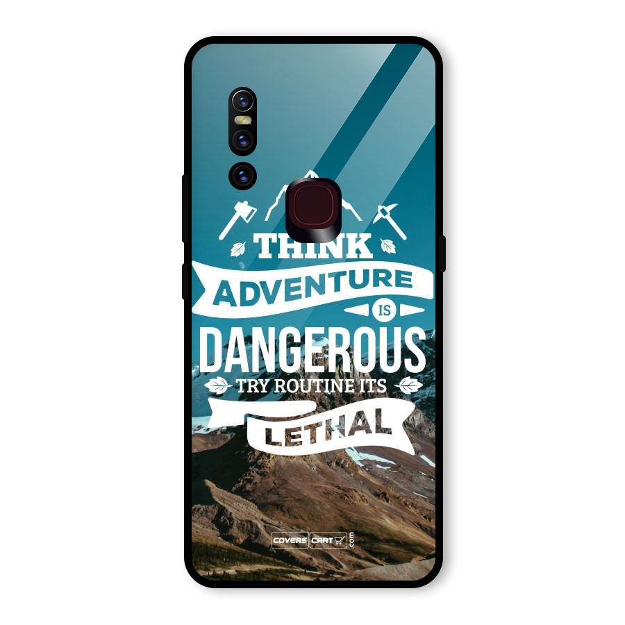 Adventure Dangerous Lethal Glass Back Case for Vivo V15